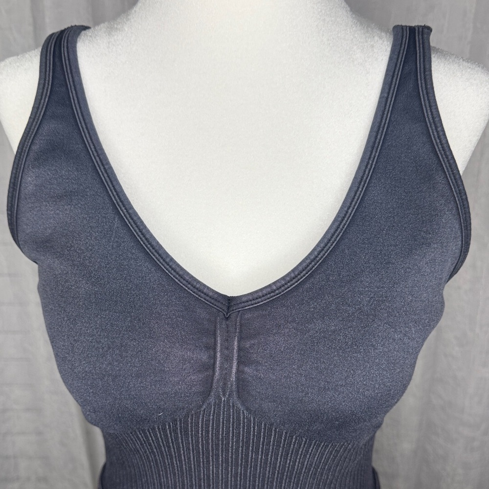 JoyLab Black Ribbed Bodysuit - Picture 3 of 6